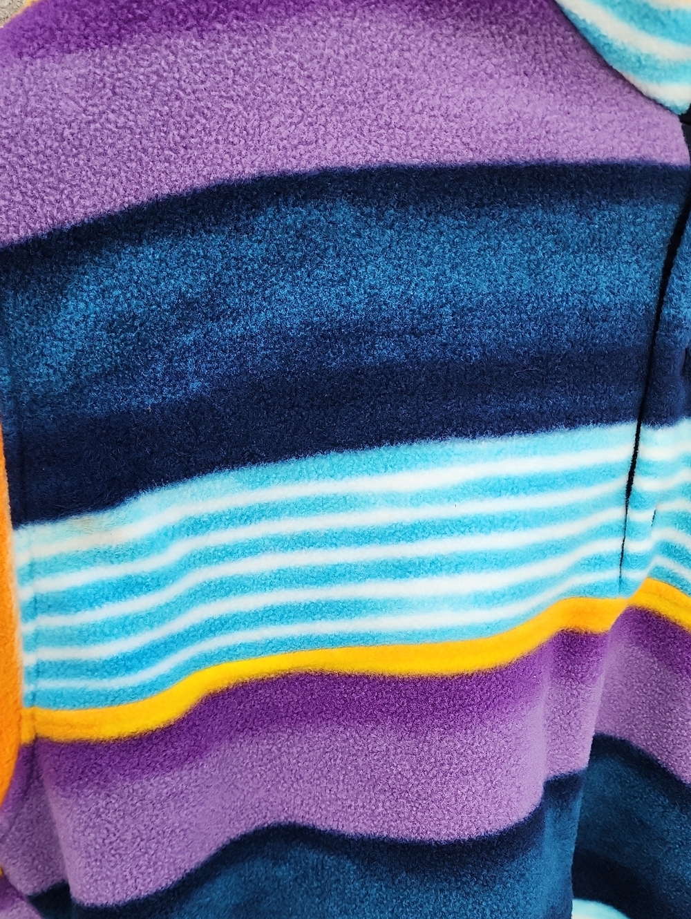Patagonia Synchilla Men’s Zip-Up Fleece Jacket - Purple, Teal, Navy, Yellow L - Picture 12 of 12